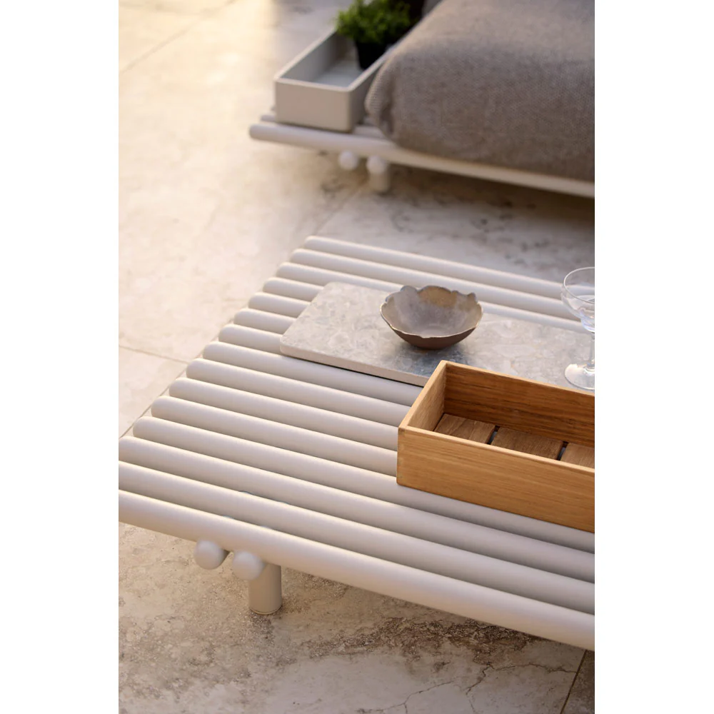 Sticks Platform Coffee Table - Teak - Image 2