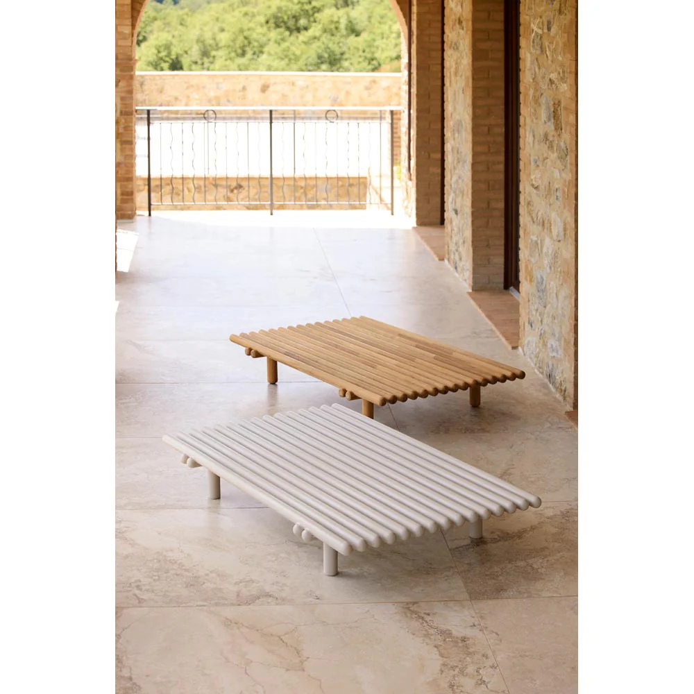Sticks Platform Coffee Table - Teak - Image 3