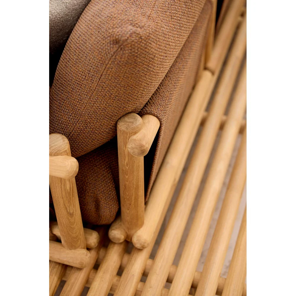 Sticks Platform Sofa Module Base - Teak - Image 2