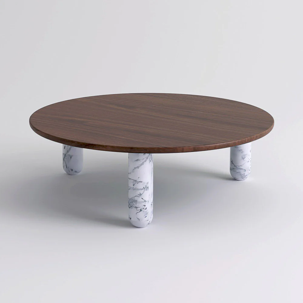 Sunday Round Coffee Table - 47.24"W - Image 5