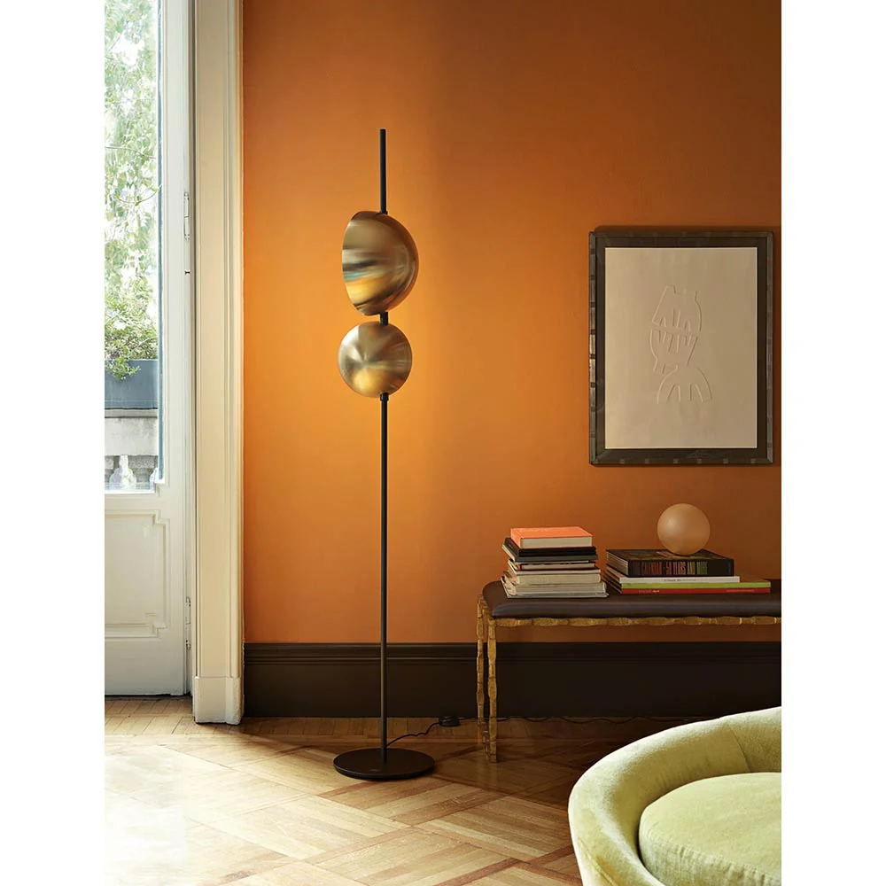 Superluna Floor Lamp - Anodic Brass - Image 3