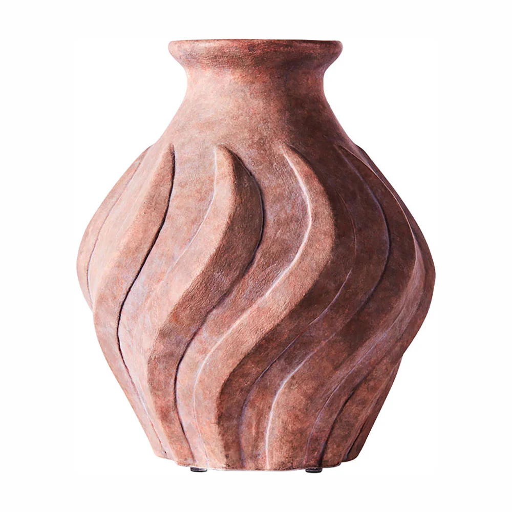 Swirl Vase - Brown - Image 5