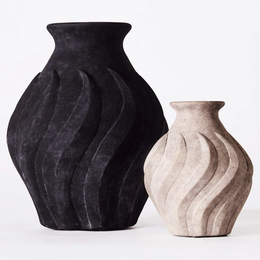 Swirl Vase - Gray - Image 6