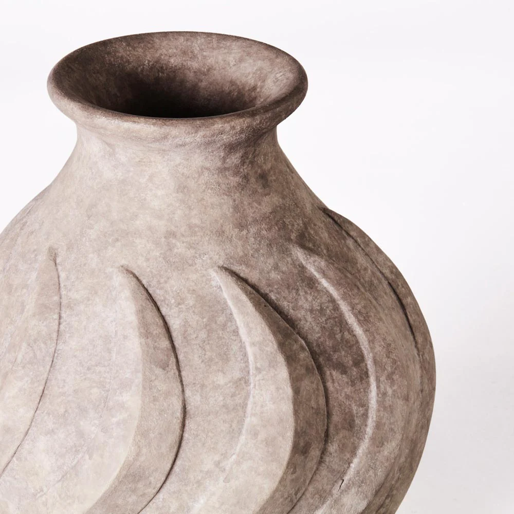 Swirl Vase - Gray - Image 7