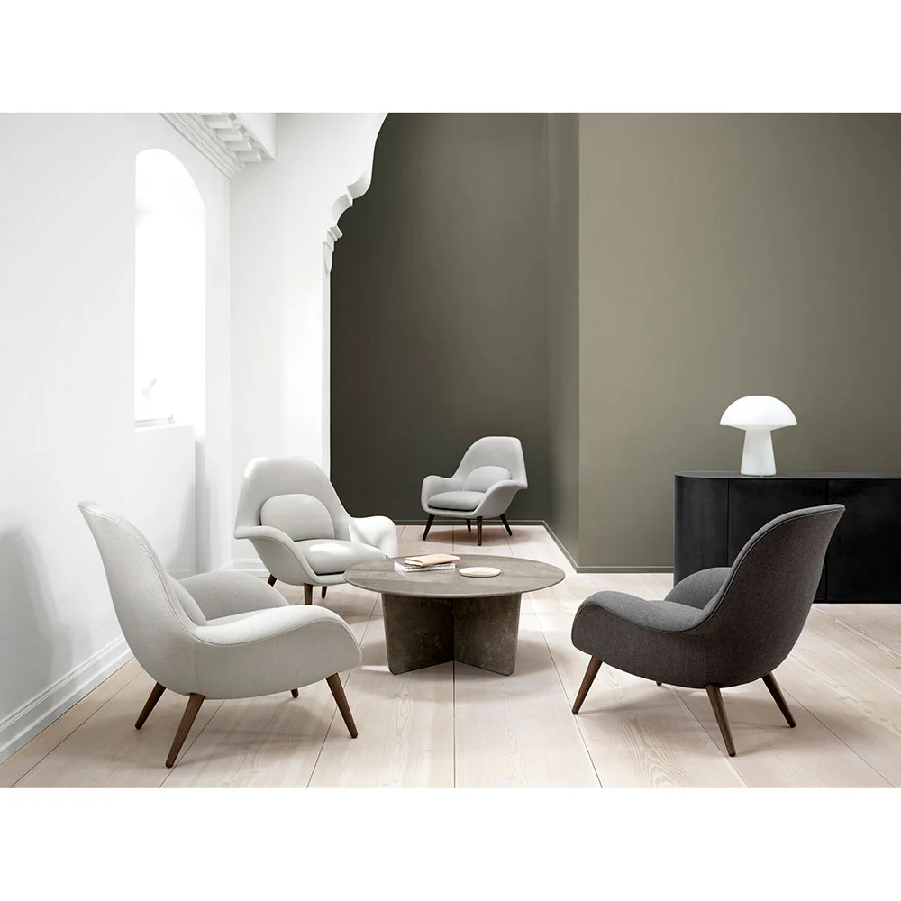 Swoon Lounge Chair - Wood Base - Image 4