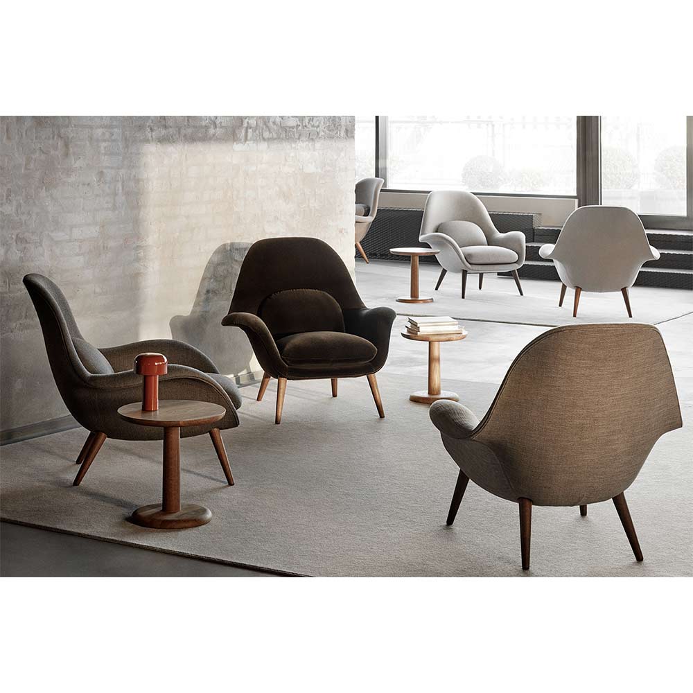 Swoon Lounge Chair - Wood Base - Image 5