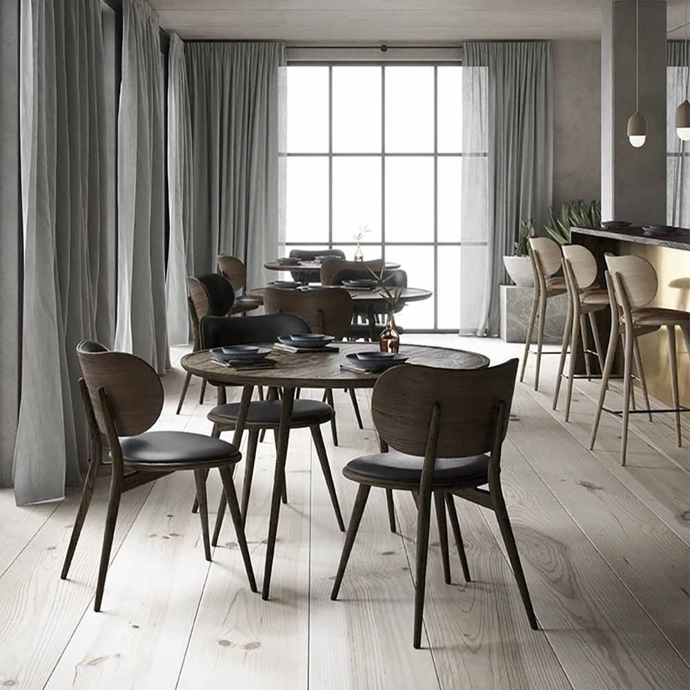 The Dining Chair - Oak, Sirka Gray Stain Lacquered - Image 3