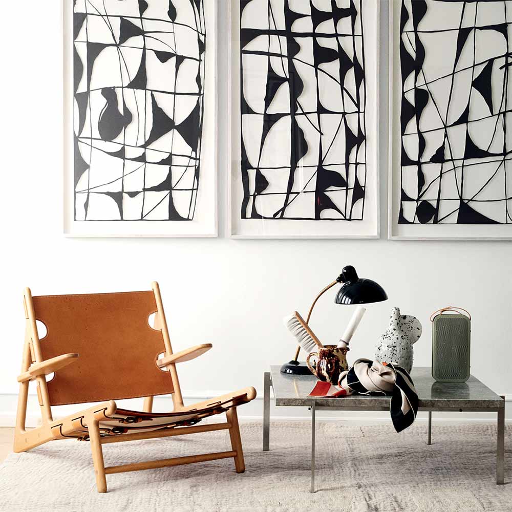 The Hunting Lounge Chair - Natural Leather - Image 3