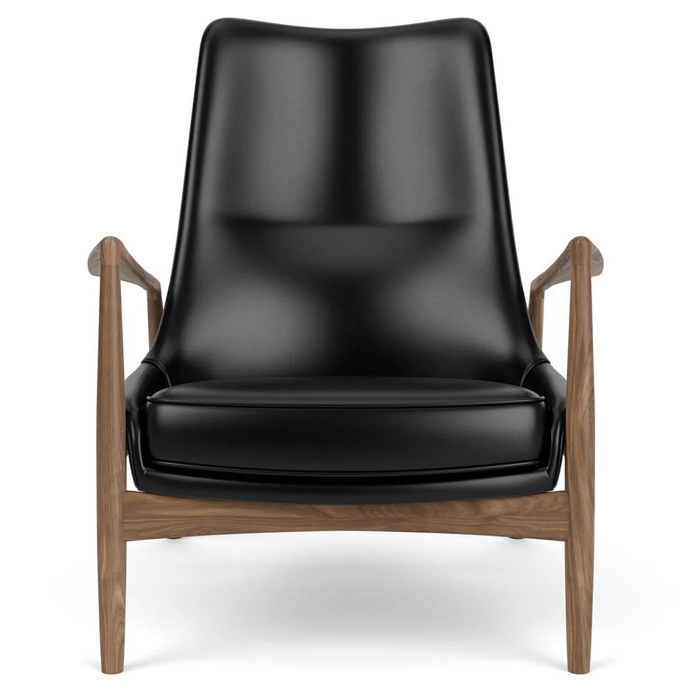 The Seal High Back Lounge Chair - Walnut - Image 2