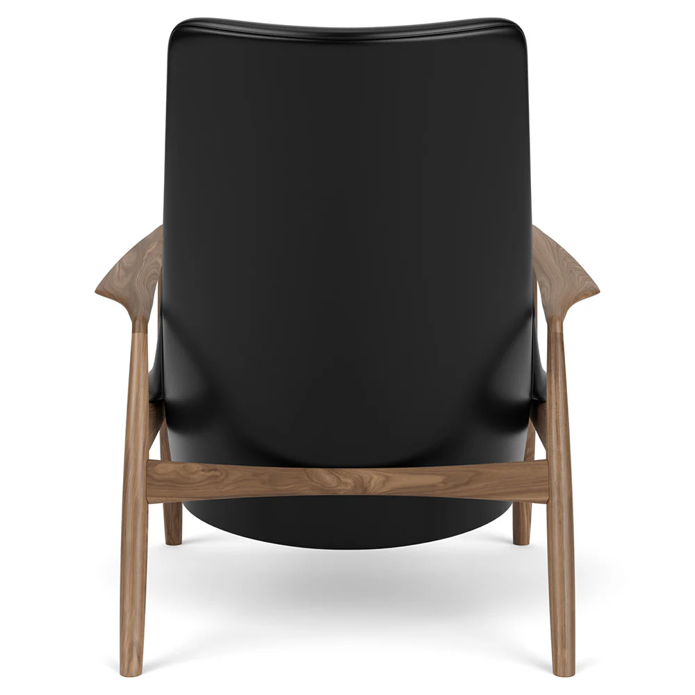 The Seal High Back Lounge Chair - Walnut - Image 3