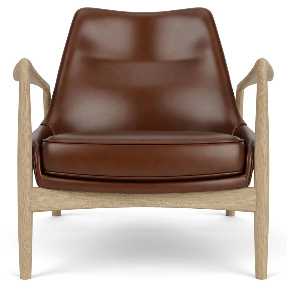 The Seal Low Back Lounge Chair - Natural Oak - Image 2