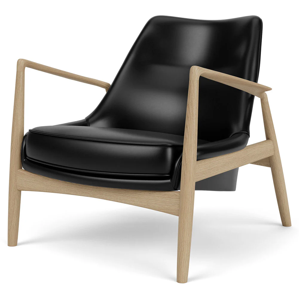 The Seal Low Back Lounge Chair - Natural Oak - Image 4