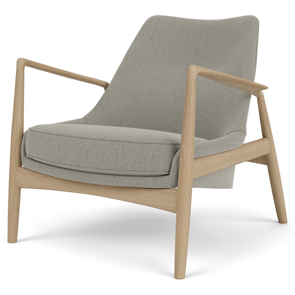 The Seal Low Back Lounge Chair - Natural Oak - Image 5