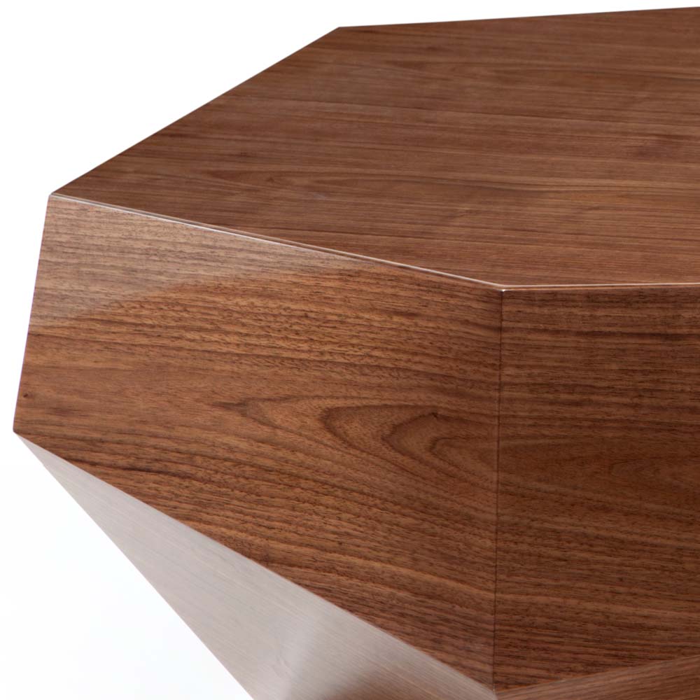 Three Rocks Low Coffee Table - Walnut - Image 2