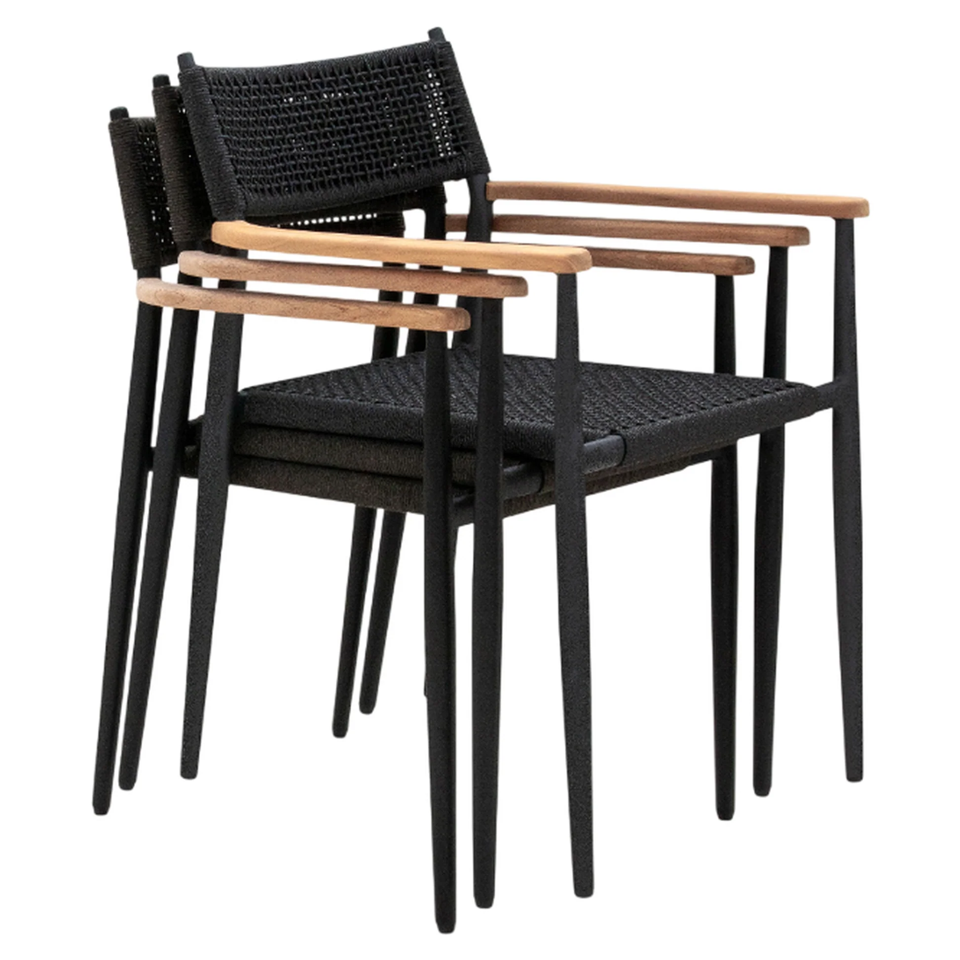 Togo Arm Chair - Black Rope - Image 6