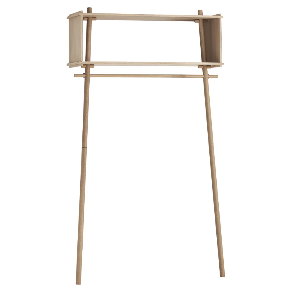 Tojbox Wardrobe - White Pigmented Oak