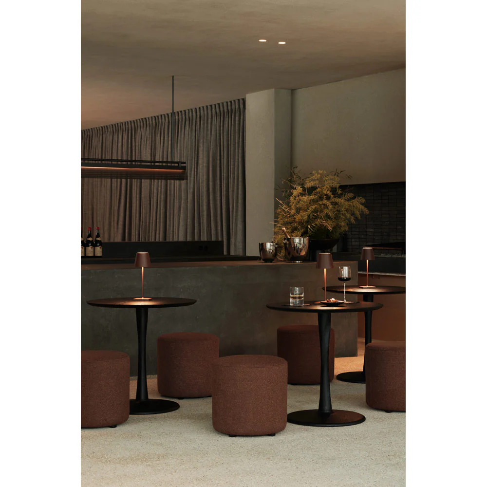Torsion Dining Table - Black Oak, Low - Image 5
