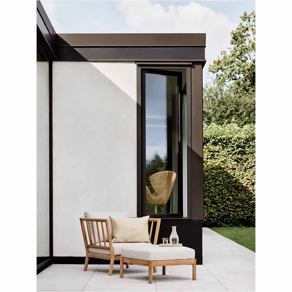 Tradition Outdoor Lounge Chair - Teak, Light Sand - Image 4