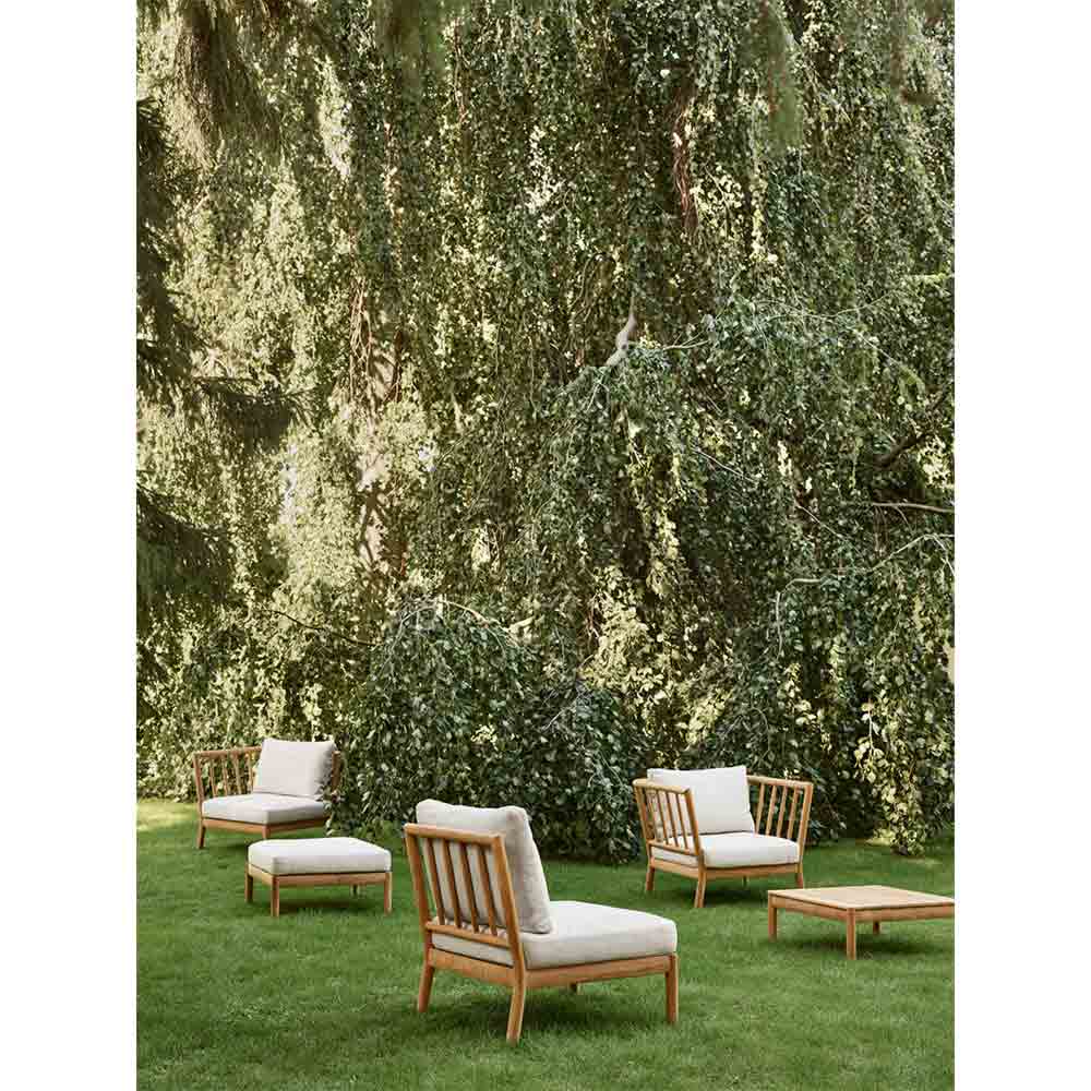 Tradition Outdoor Lounge Chair - Teak, Light Sand - Image 8
