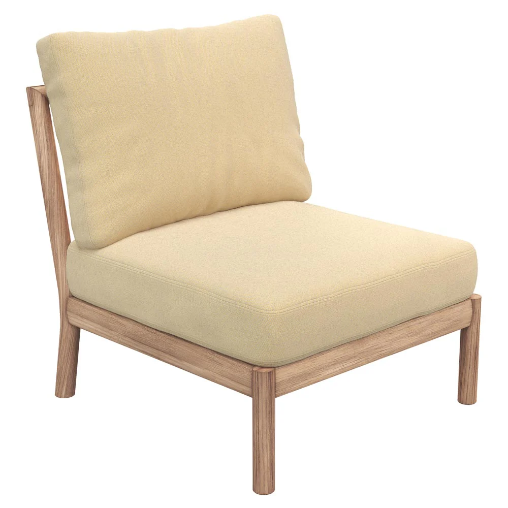 Tradition Outdoor Spacer Module - Teak, Honey Yellow