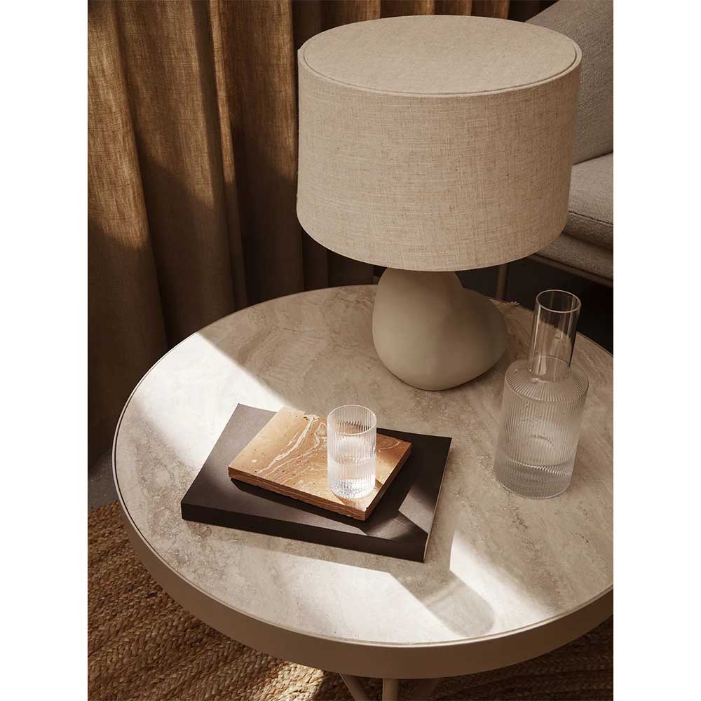 Travertine Table Large - Cashmere - Image 3