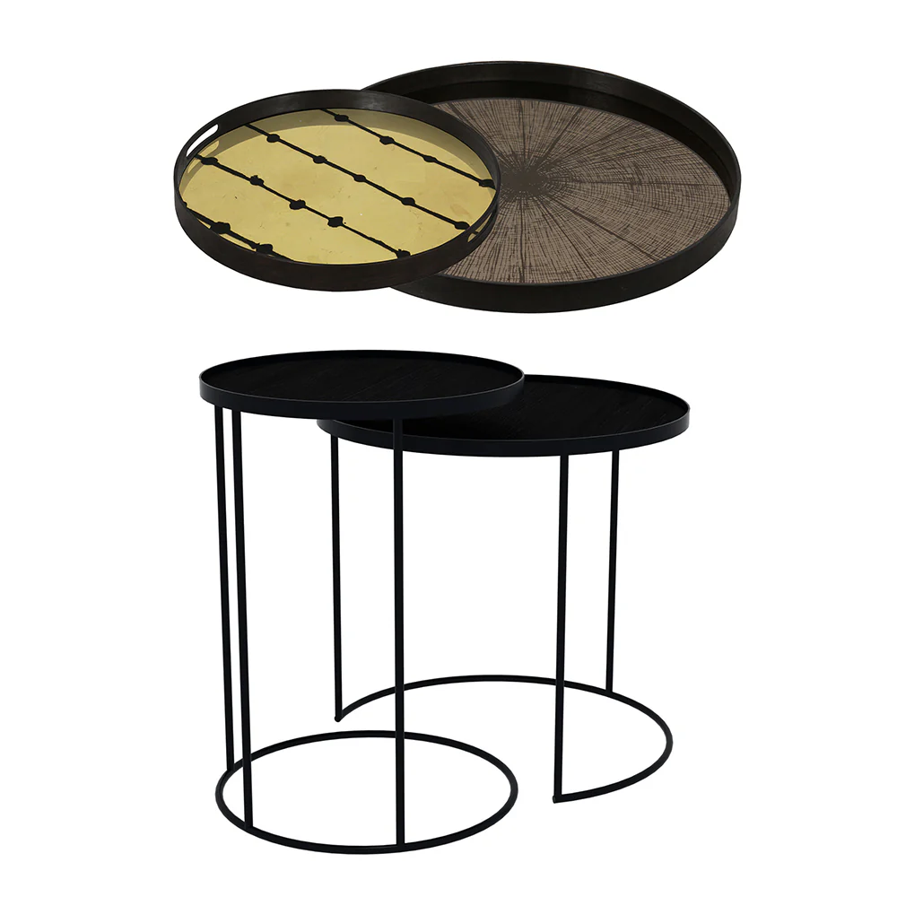 Tray Nesting Tables High Round - Image 4