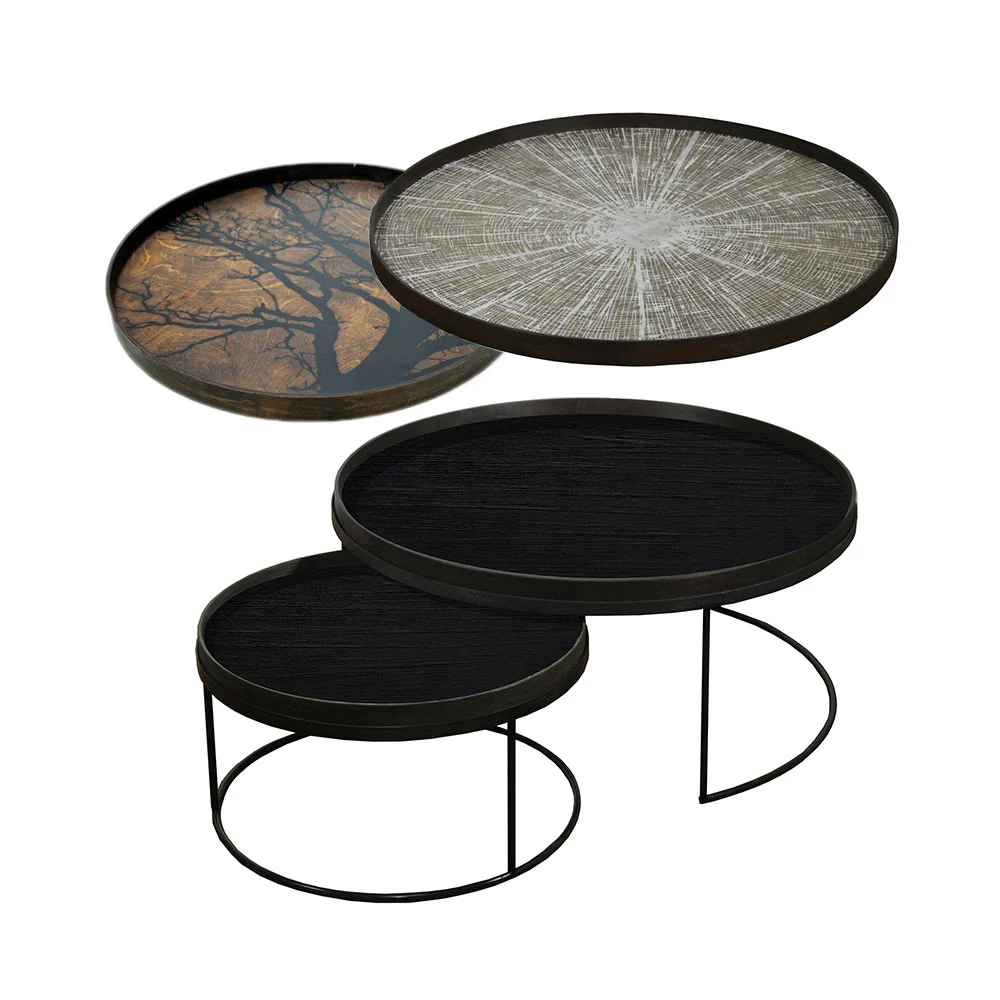 Tray Nesting Tables Low Round XL - Image 2