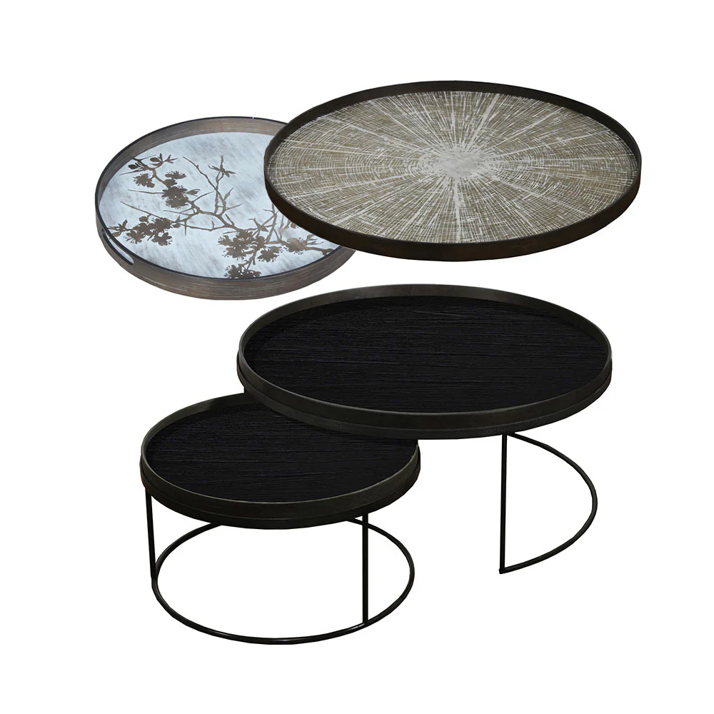 Tray Nesting Tables Low Round XL - Image 3