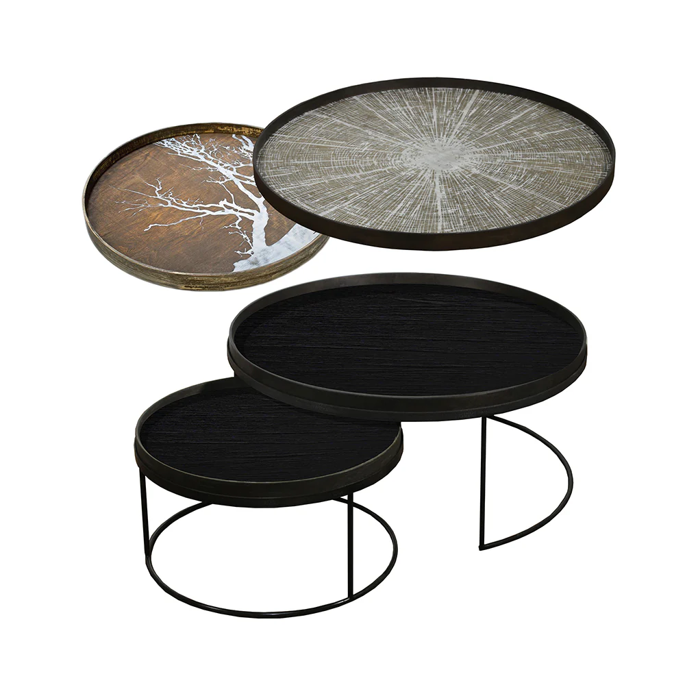 Tray Nesting Tables Low Round XL - Image 5