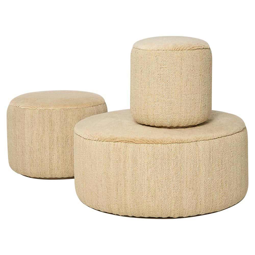 Tres Persian Pouf - Large, Vegetal - Image 2