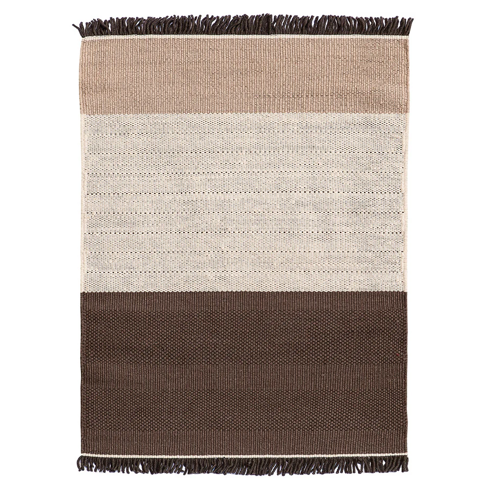Tres Stripes Rug - Chocolate - Image 3