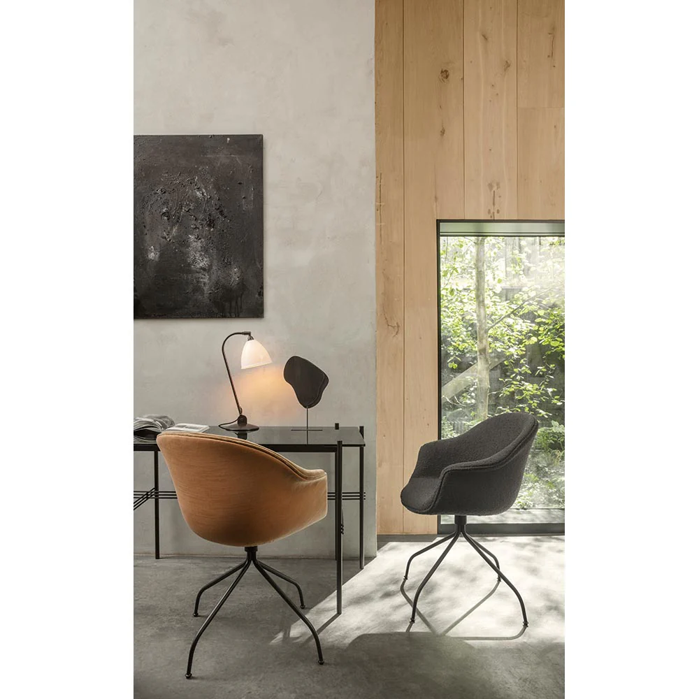 TS Desk - Green Marble, Black - Image 3