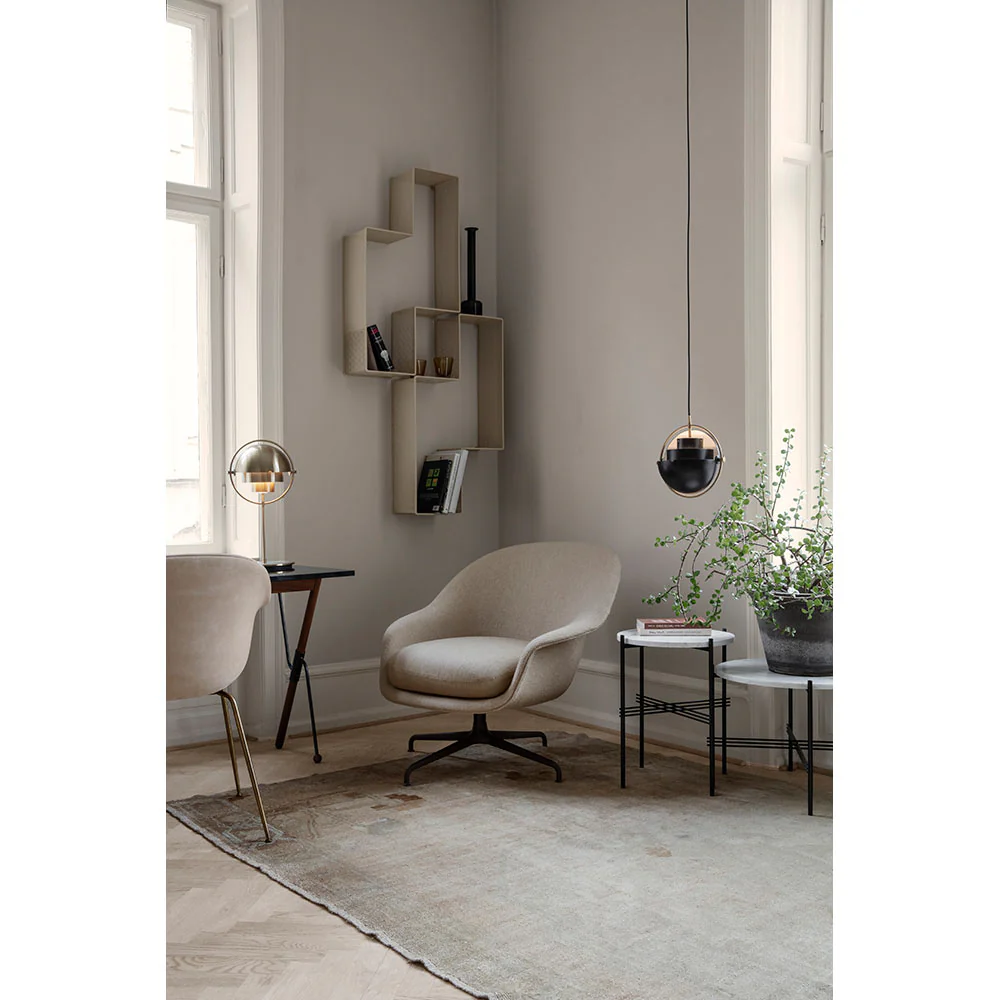 TS Side Table - Green Marble, Black - Image 3