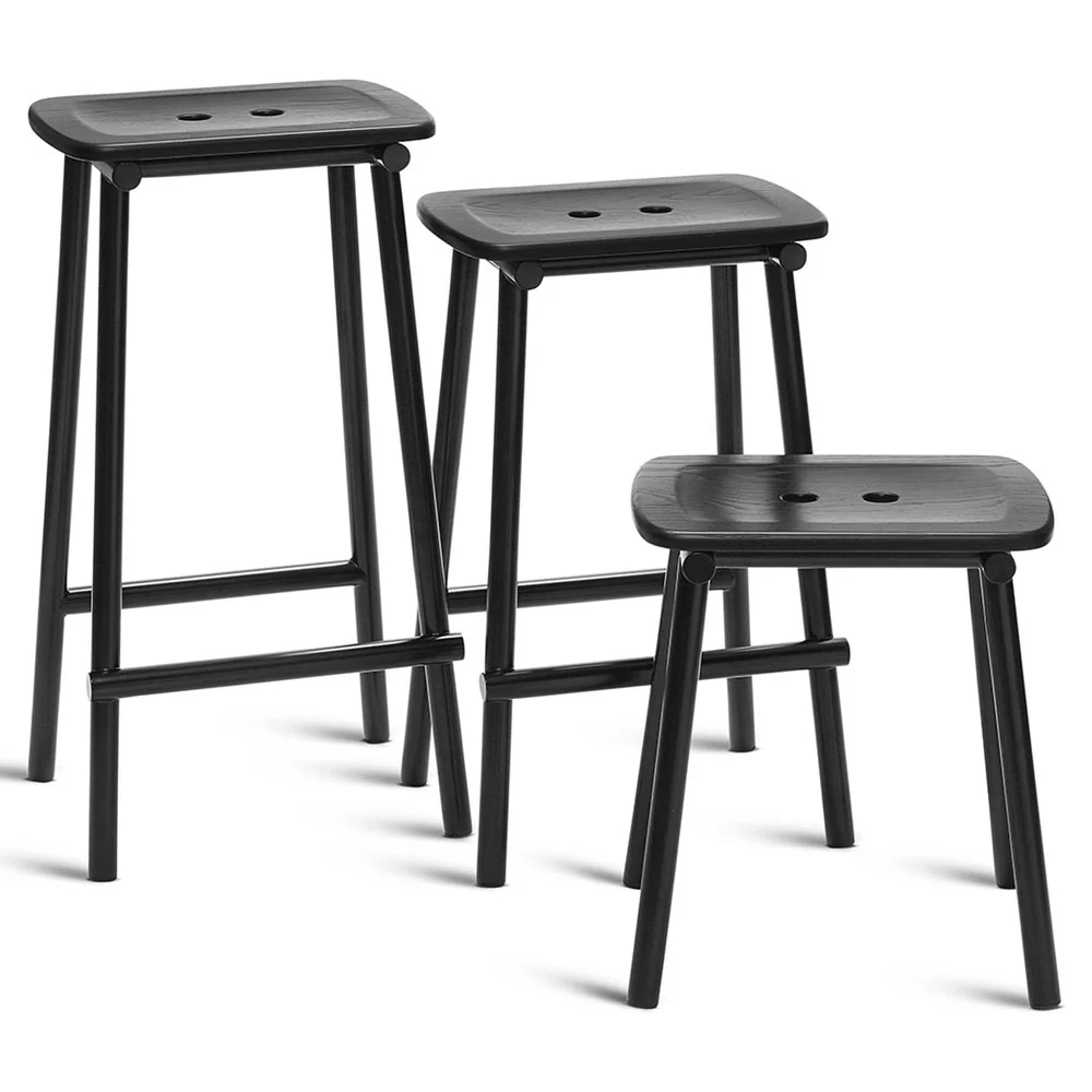 Tubby Tube Bar Stool - Black - Image 4