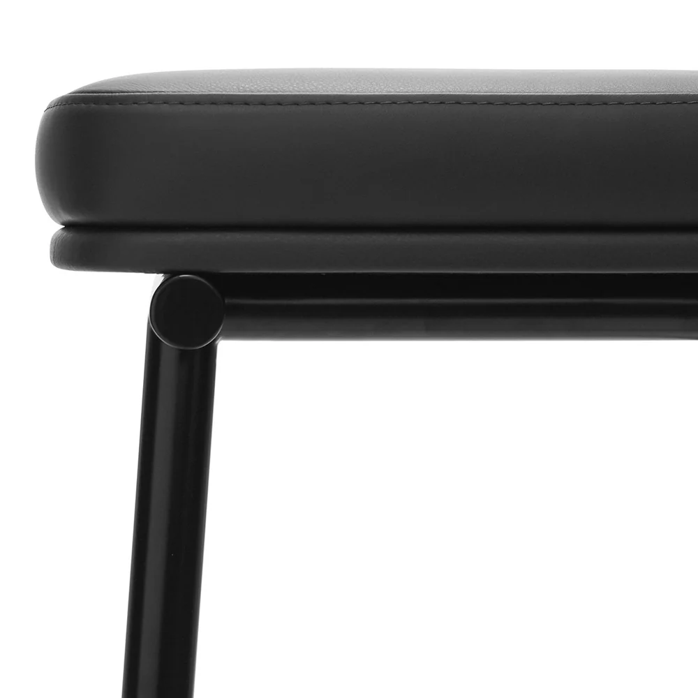 Tubby Tube Upholstered Counter Stool - Savanne Black - Image 2