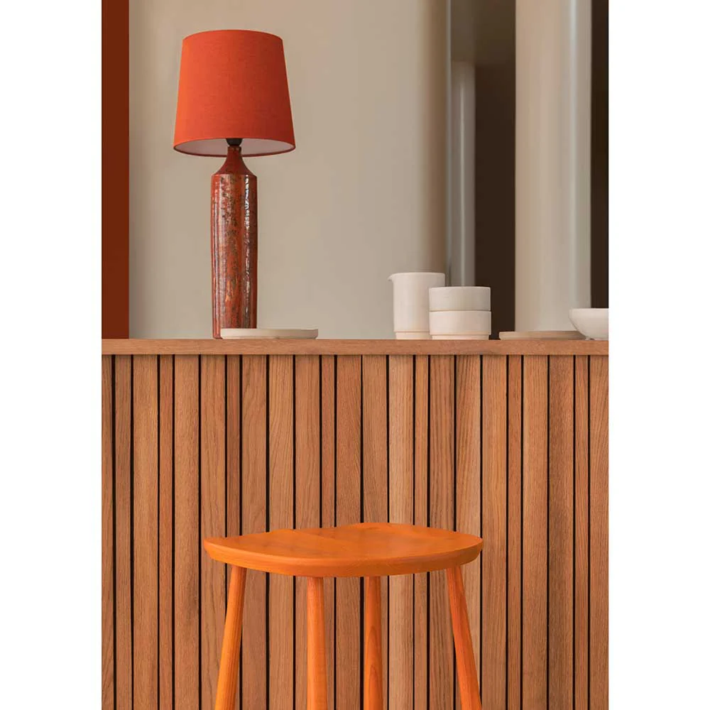 Utility Bar Counter Stool - Ochre - Image 2