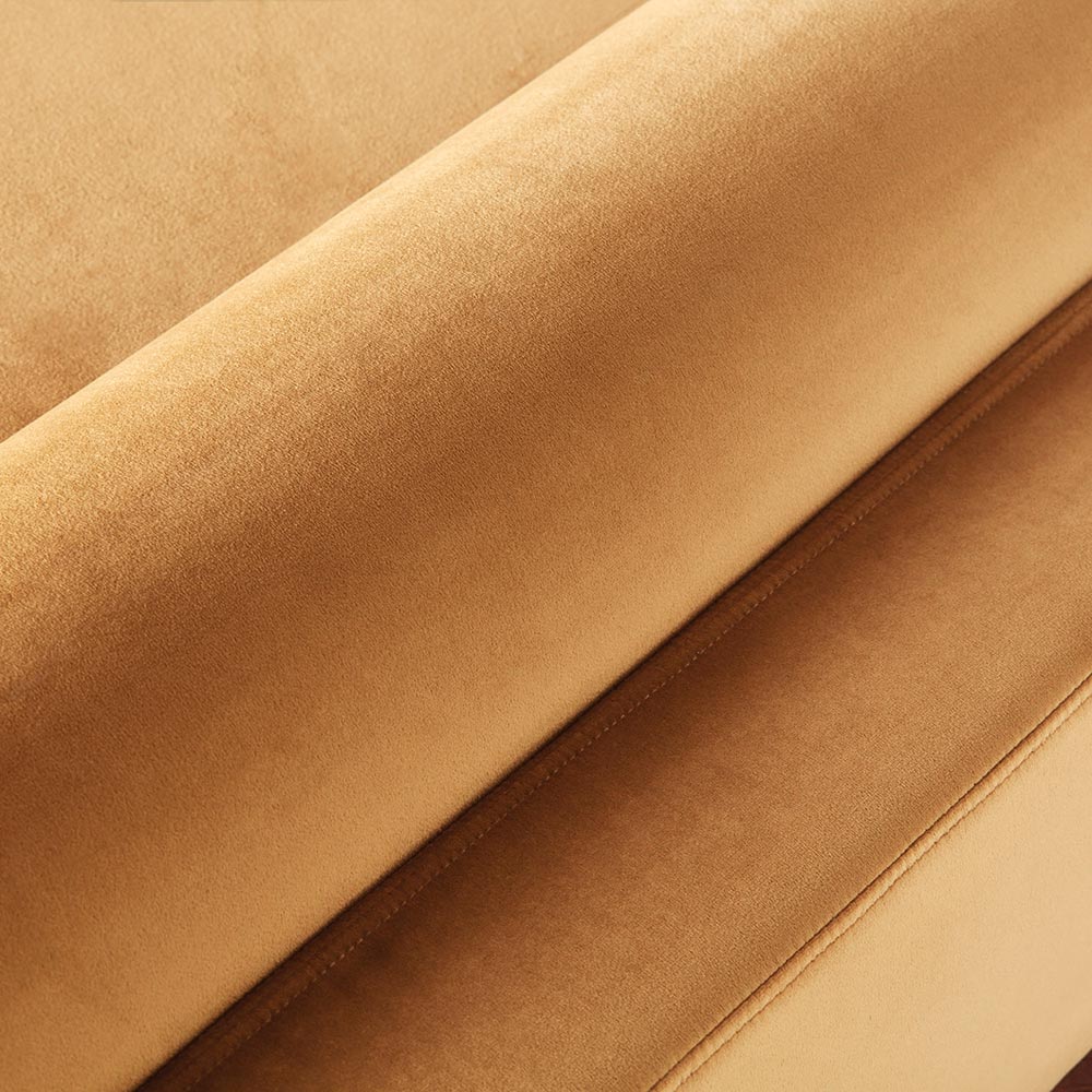 V Daybed - Mustard Yellow Velvet - Image 4