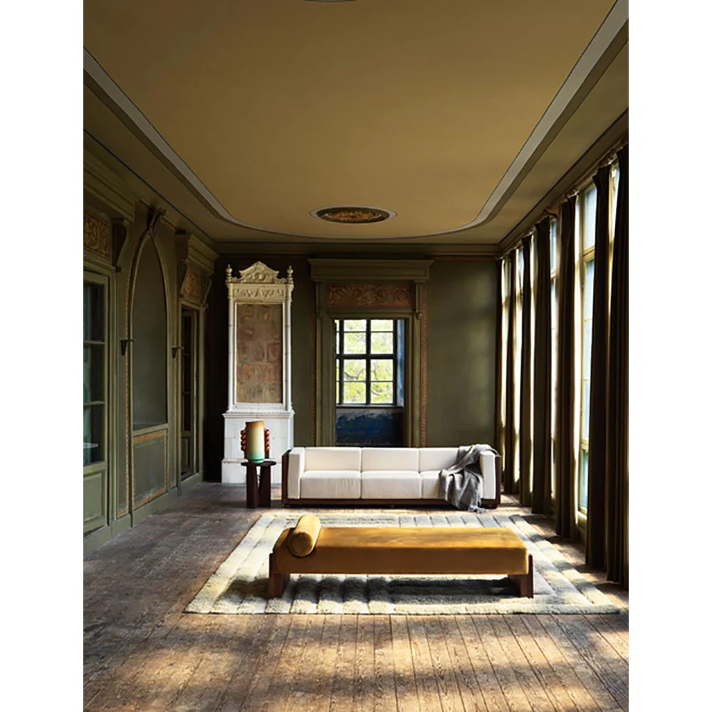 V Daybed - Mustard Yellow Velvet - Image 6