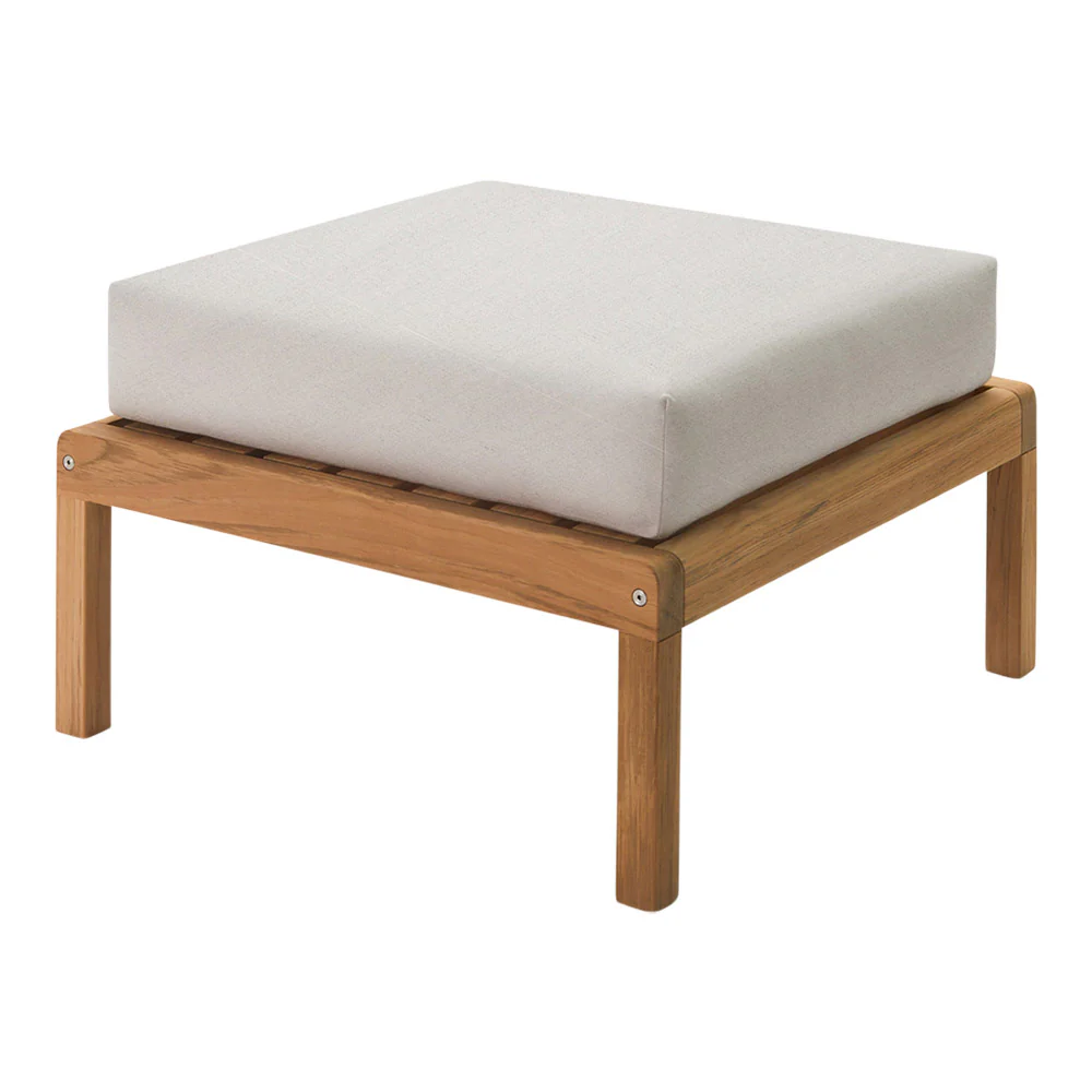 Virkelyst Outdoor Pouf - Papyrus
