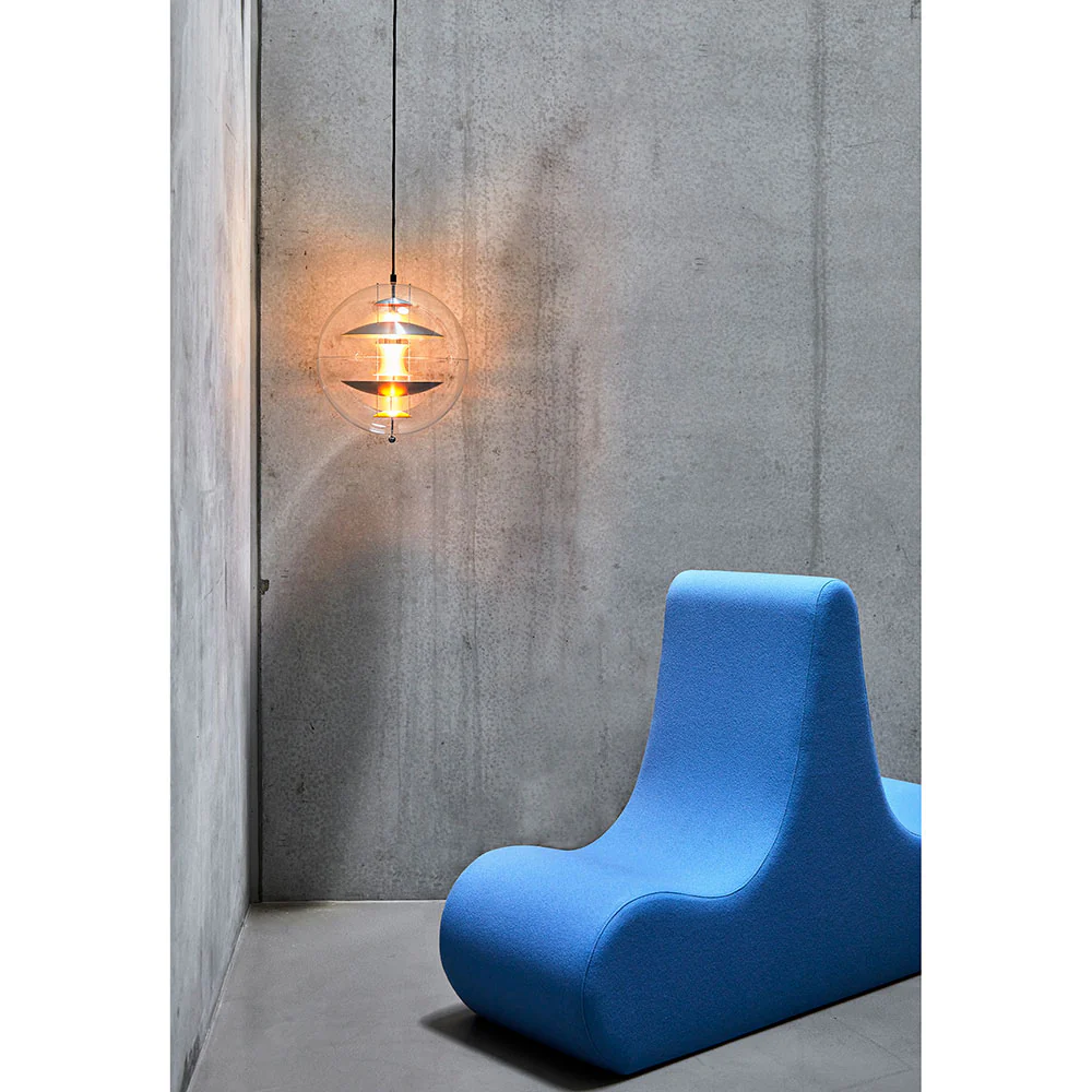 VP Globe Pendant - Brushed Alu, Orange - Image 12
