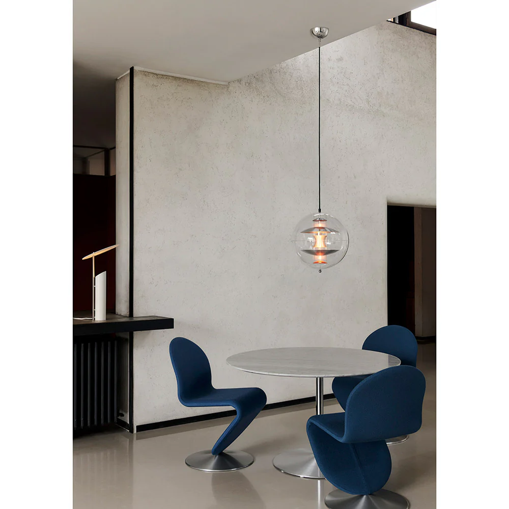 VP Globe Pendant - Brushed Alu, Orange - Image 4