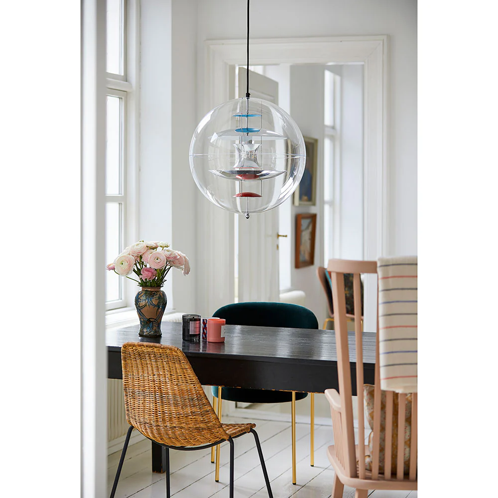 VP Globe Pendant - Chrome, Red, Blue - Image 6