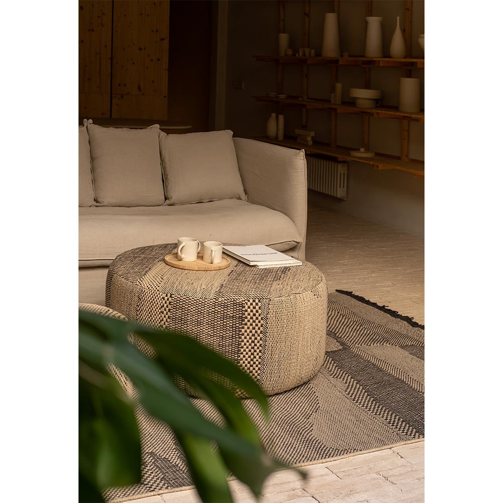 Wabisabi Pouf - Large, Bone - Image 2