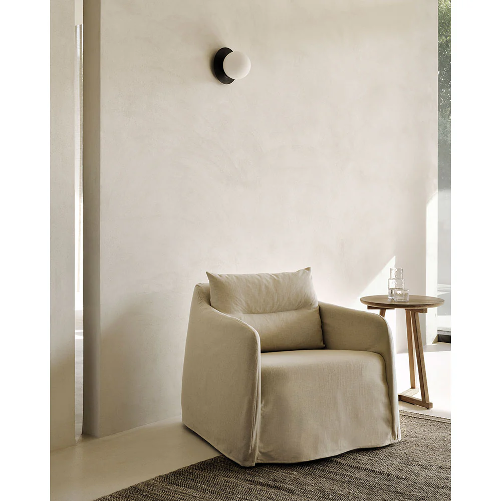 Weave Lounge Chair - Bone, Removable Cover - Image 5