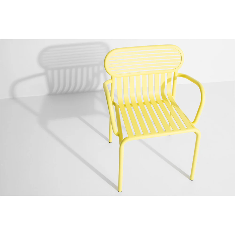 Week-End Bridge Armchair Set Of 2 - Yellow - Image 4