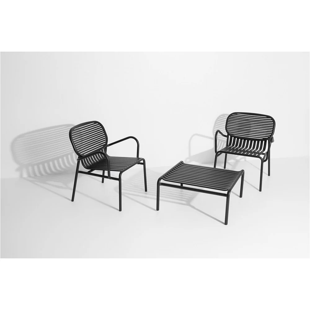 Week-End Garden Armchair Set Of 2 - Black - Image 6