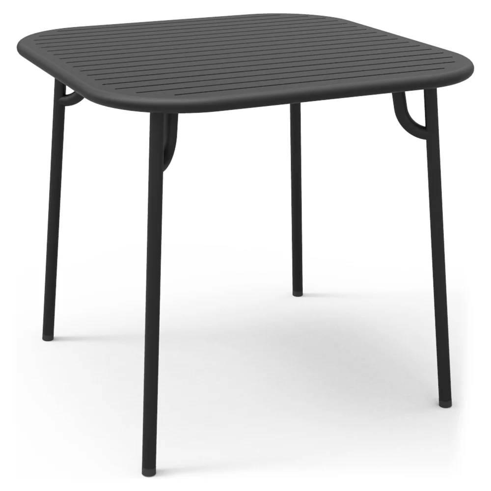 Week-End Square Garden Table - Black