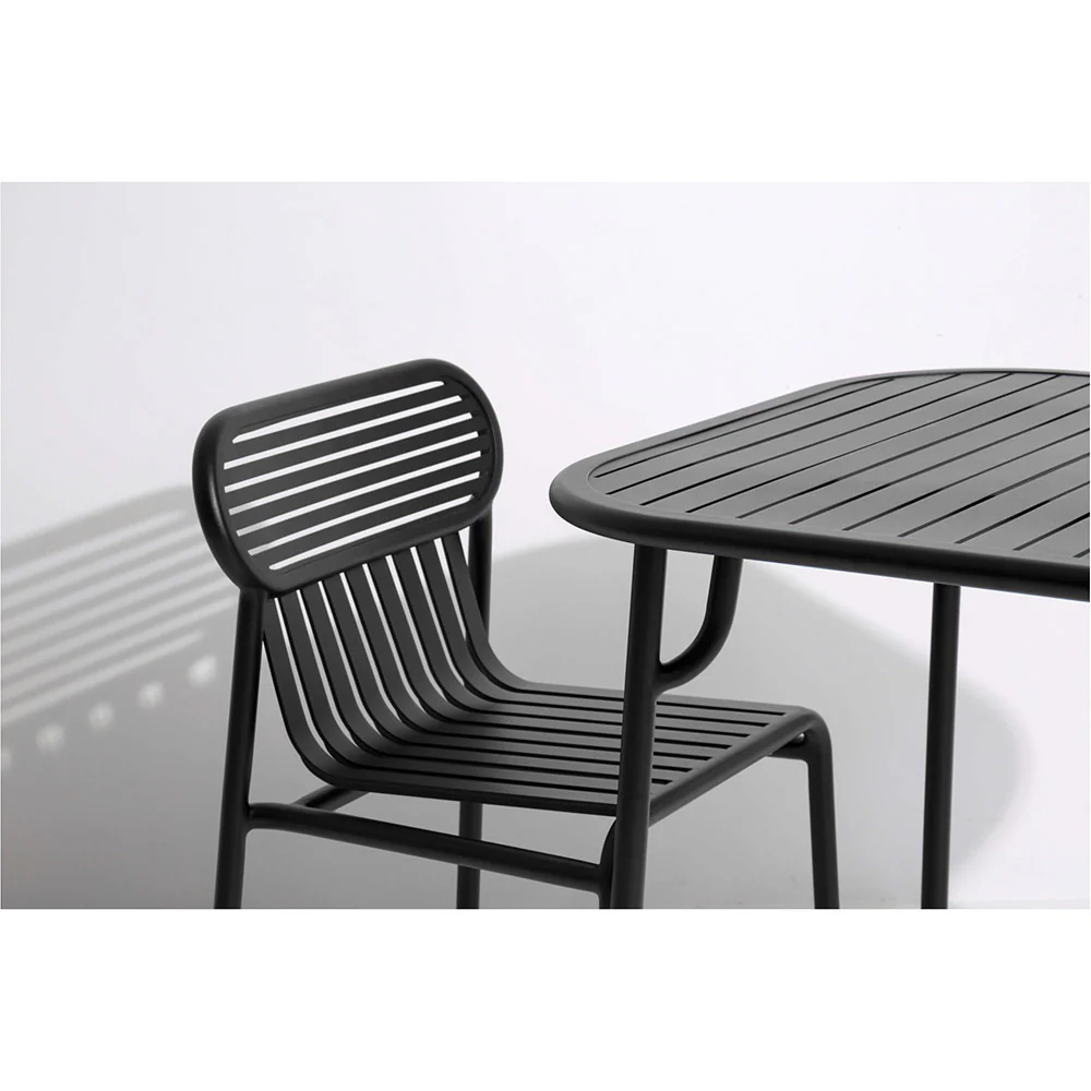Week-End Square Garden Table - Black - Image 4