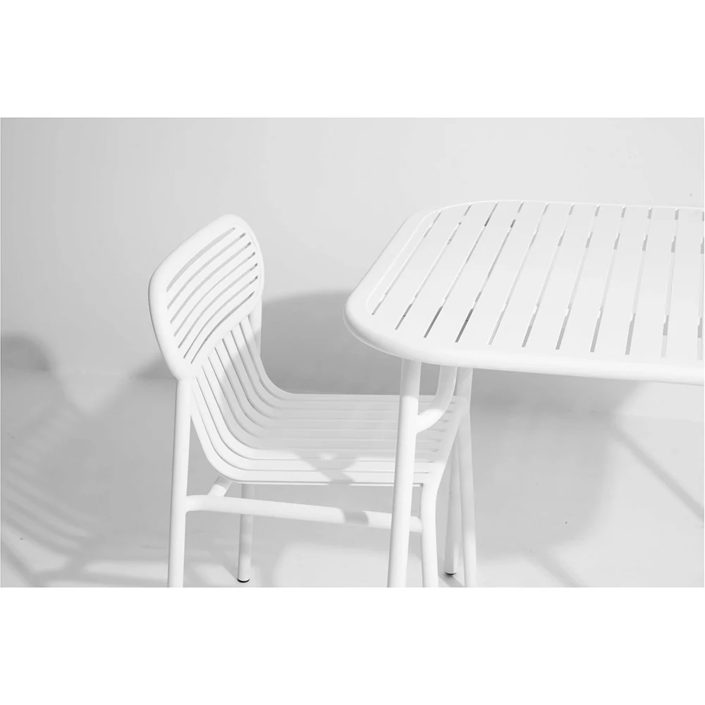 Week-End Square Garden Table - White - Image 3