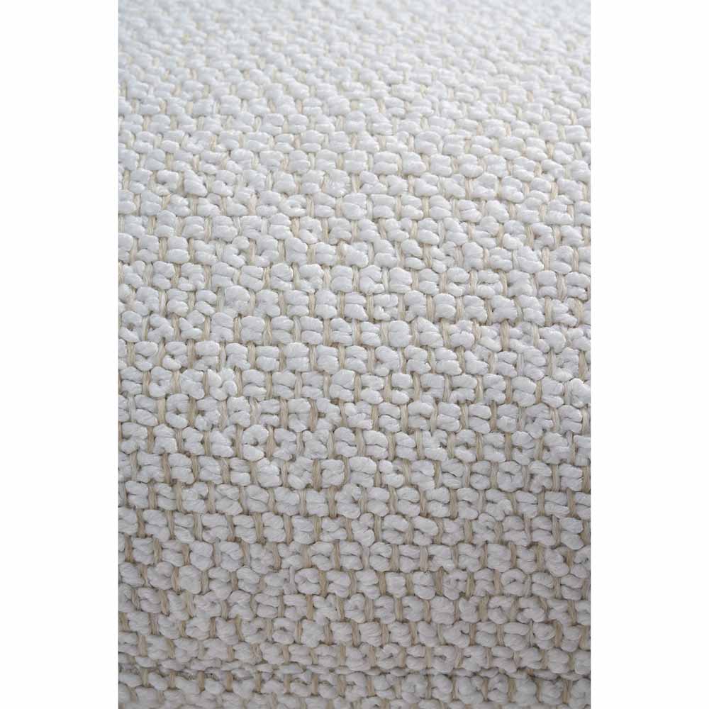 White Boucle Light Outdoor Cushion - Lumbar, Set of 2 - Image 4